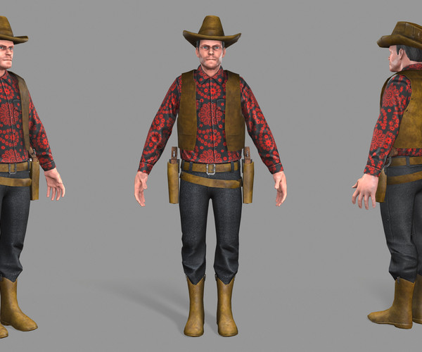 ArtStation - Cowboy | Game Assets