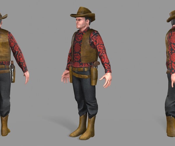 ArtStation - Cowboy | Game Assets