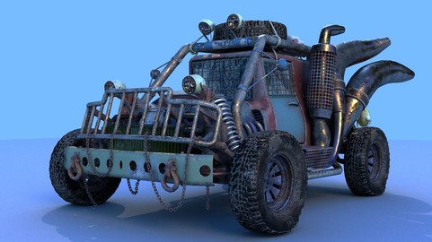 Survival car 3D model
