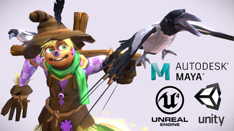 Cartoon Talking Scarecrow