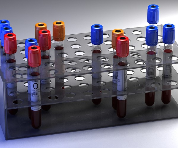 ArtStation - Blood Sample Rack | Resources