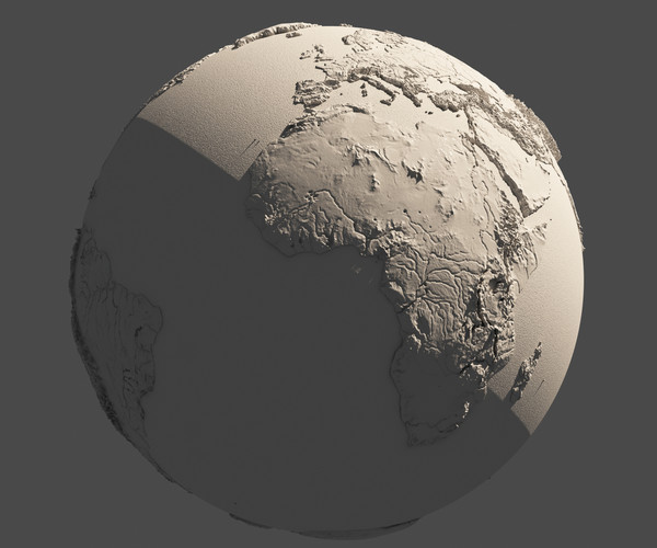 ArtStation - 3D model Earth Globe HD | Resources