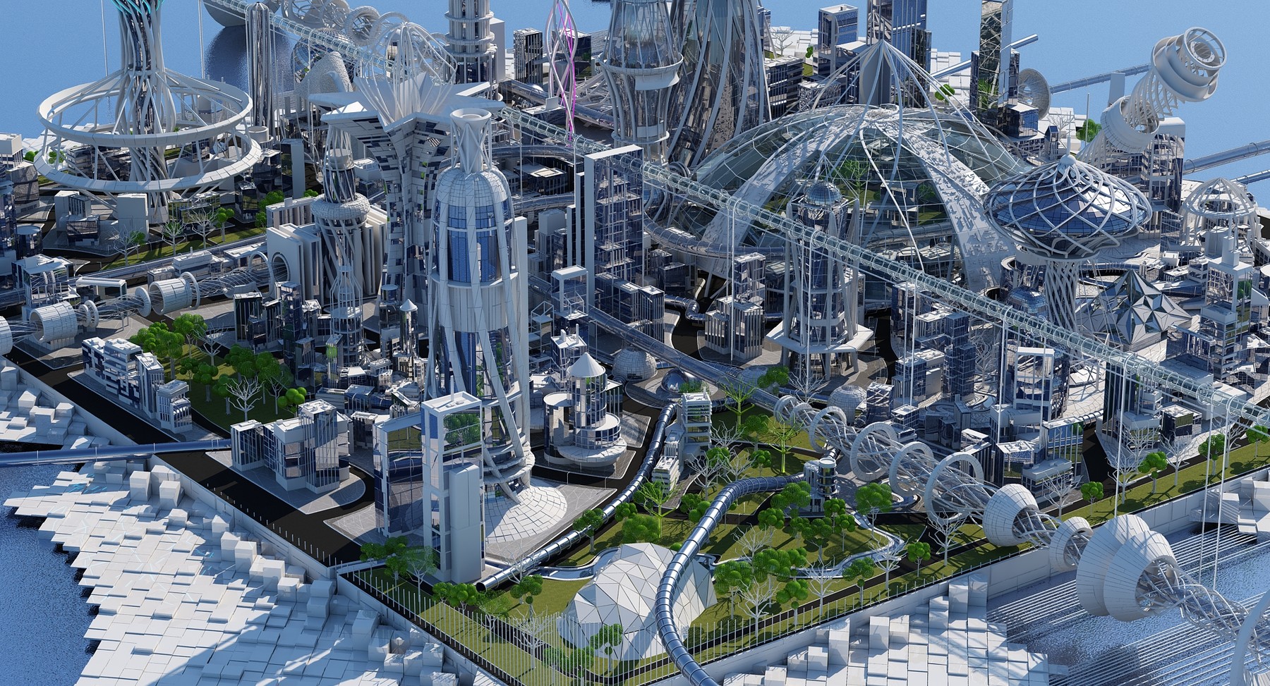 Artstation Future City Hd 2018 Resources