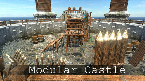 Modular Stone Castle (PBR)