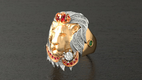 Jewelry Lion ring