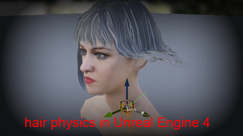 Hair Physics LOD in Unreal Engine 4