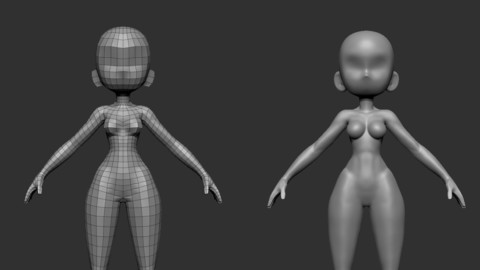 Anime Base mesh