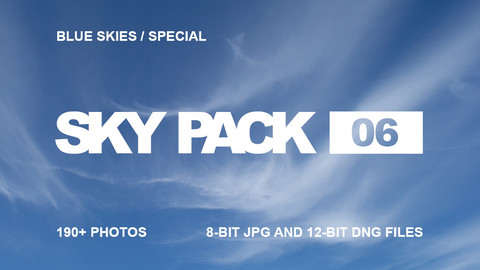 Sky Pack 06 / Blue Skies Special / Clouds reference pack