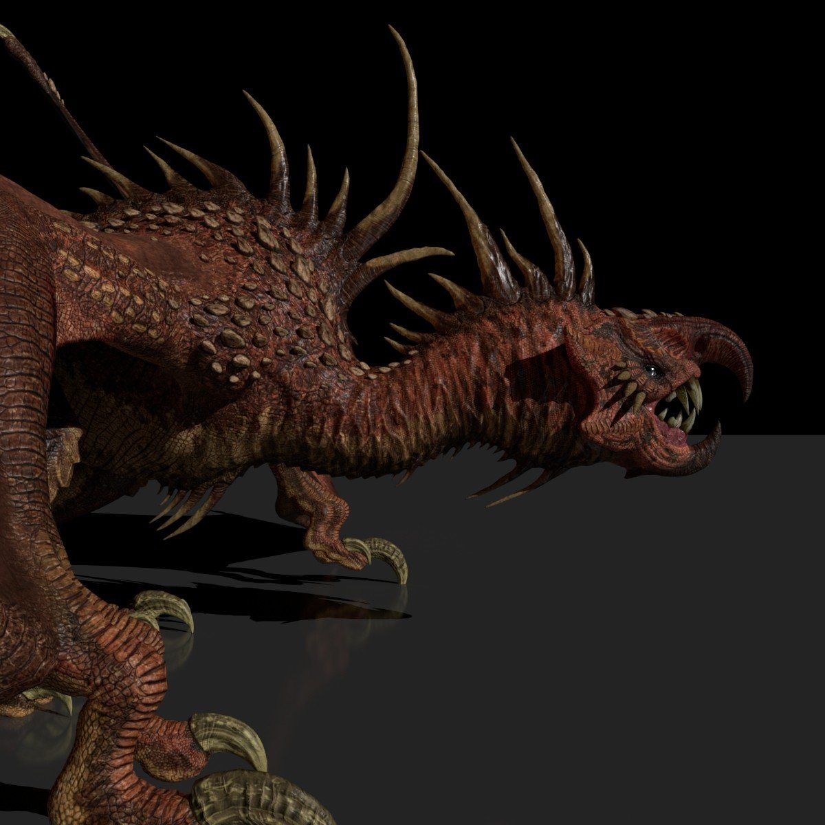 ArtStation - Vulture Dragon Maya rig | Resources