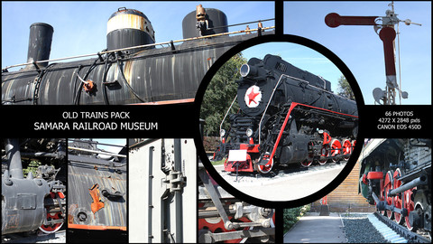 Old Trains Pack. Samara Railroad Museum