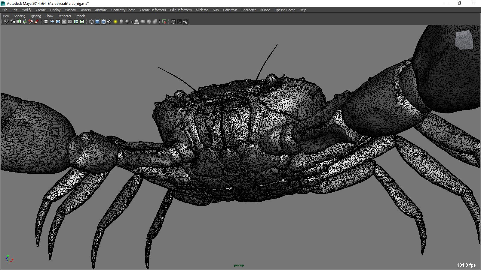 Truong CG Artist - Crab Maya Rig