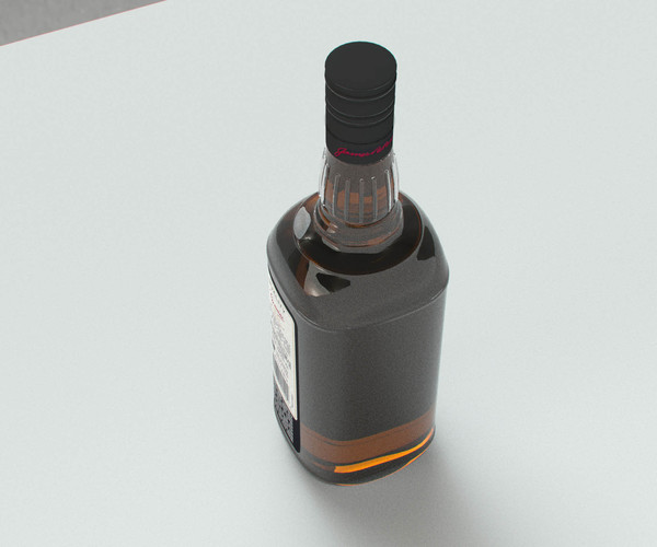 ArtStation Jim Beam Original Bottle 3D model with new edition labels Resources