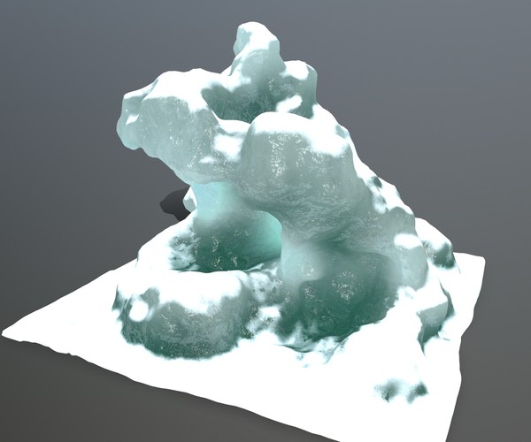 ArtStation ice rocks Resources