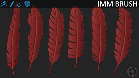 FEATHERS IMM CURVE BRUSH