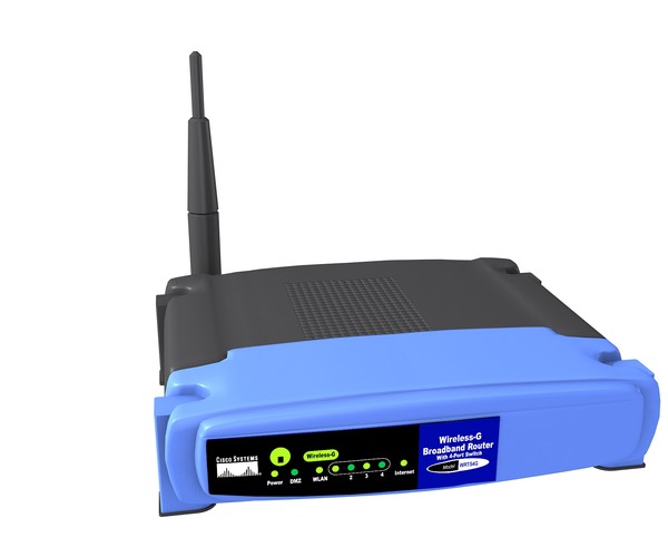 ArtStation - Linksys wireless router 3D model | Resources