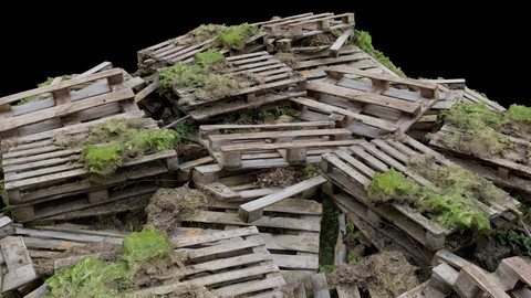 Pile of Wooden Palettes