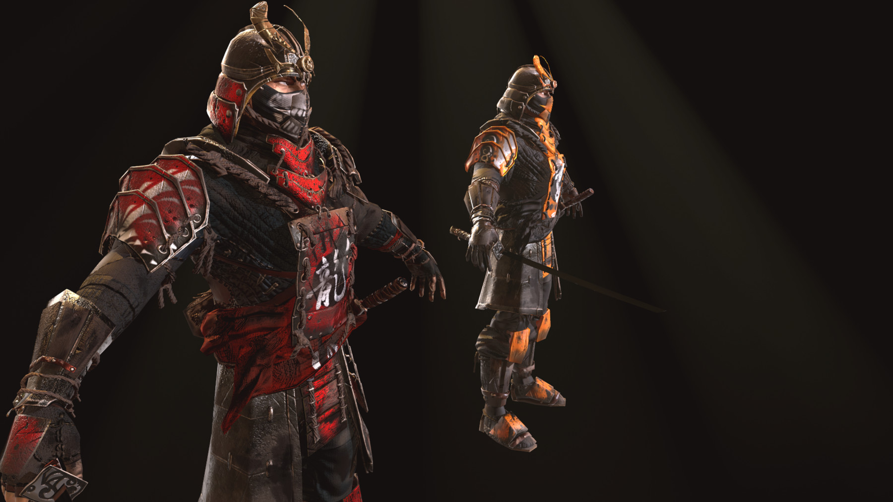 Самурай 3d. Модель самурая 3д Макс. Samurai 3d model.