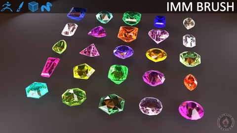 GEMSTONES IMM BRUSH