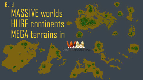World Machine: Build MASSIVE worlds with HUGE continents and MEGA Terrains