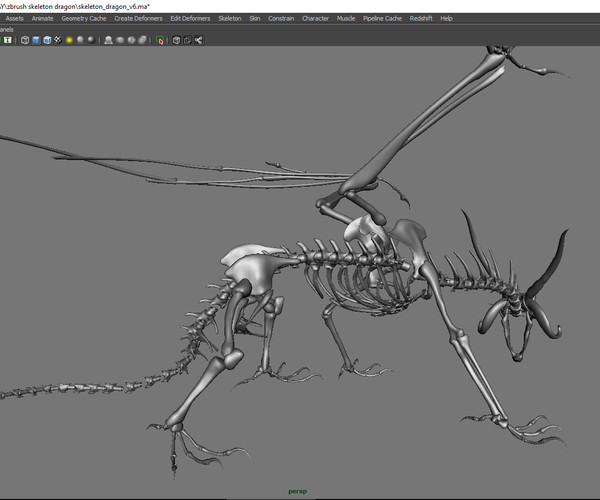 ArtStation Zbrush Dragon Rig Resources