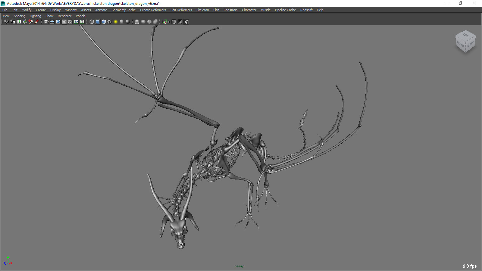 ArtStation Zbrush Dragon Rig Resources