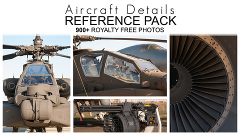 Reference Pack - Aircraft Details - 900+ Royalty Free Photos