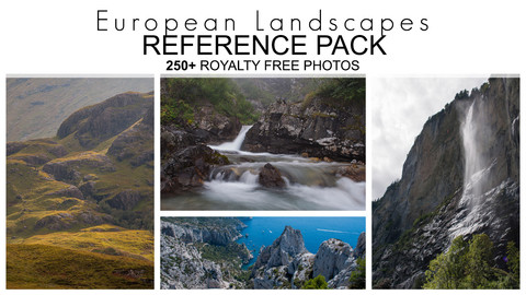 Reference Pack - European Landscapes - 250+ Royalty Free Photos