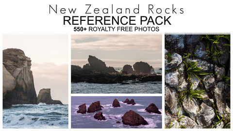 NZ Reference Pack - Rocks - 550+ Royalty Free Photos