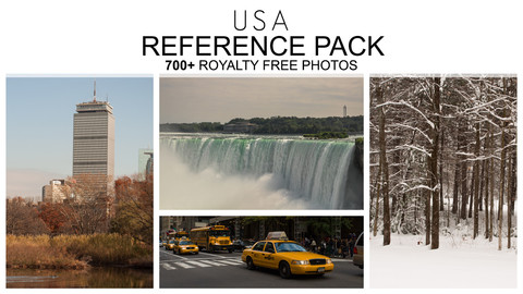 Reference Pack - USA - 700+ Royalty Free Photos