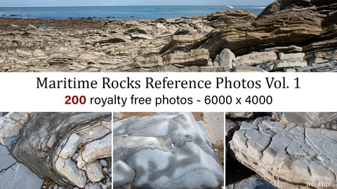 Maritime Rocks Photo Reference Vol. 1