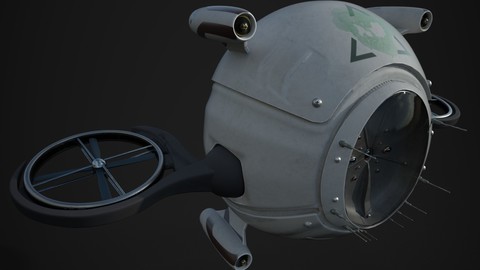 Sci-Fi Drone Model