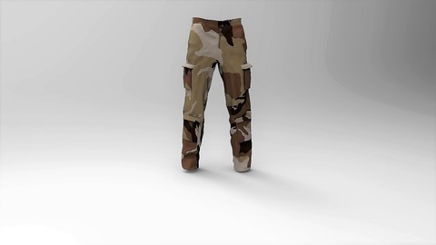 Military Pants Desert Camuflage