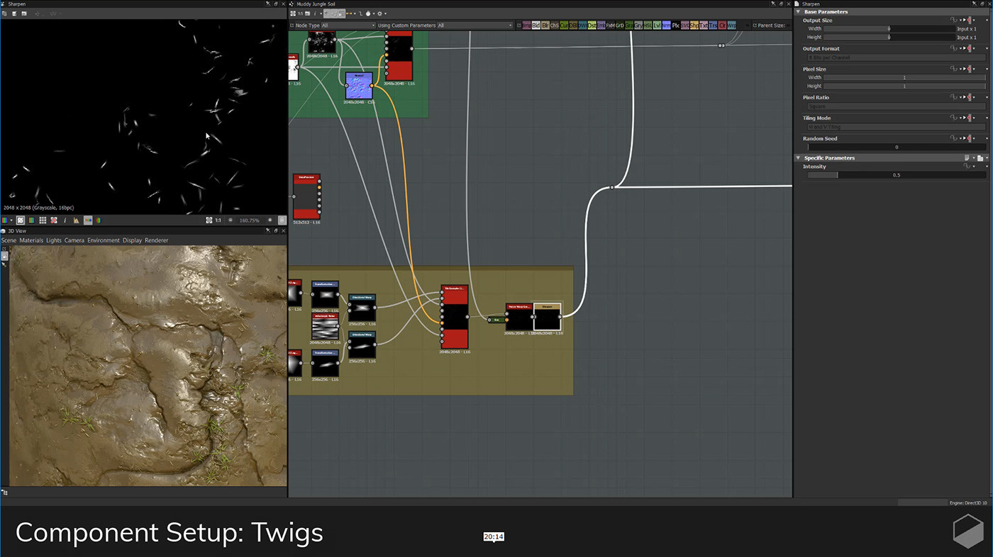 ArtStation - Jungle Mud | Substance Designer Tutorial | Tutorials