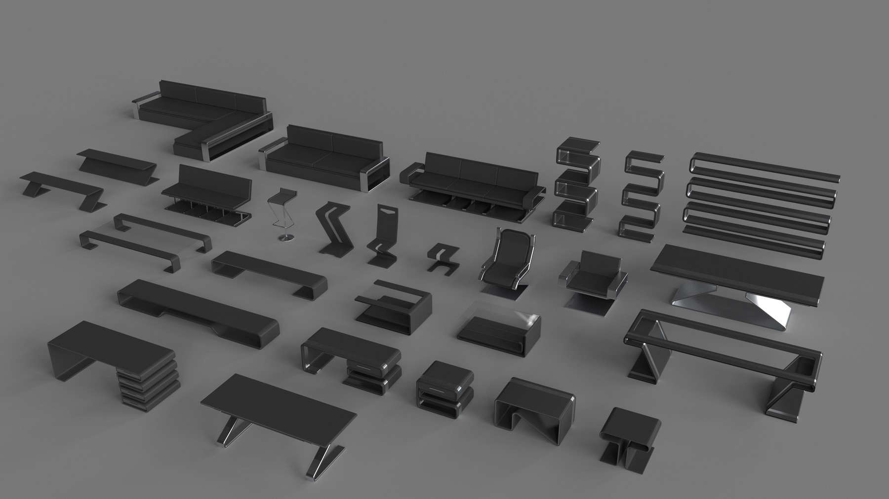 ArtStation Simple Furniture Assets Resources