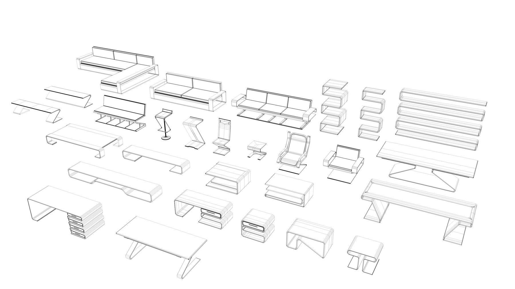 ArtStation Simple Furniture Assets Resources