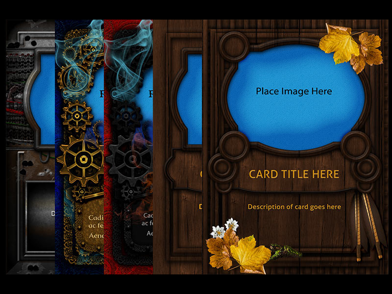 ArtStation 20 Collectable Card Game Templates Game Assets