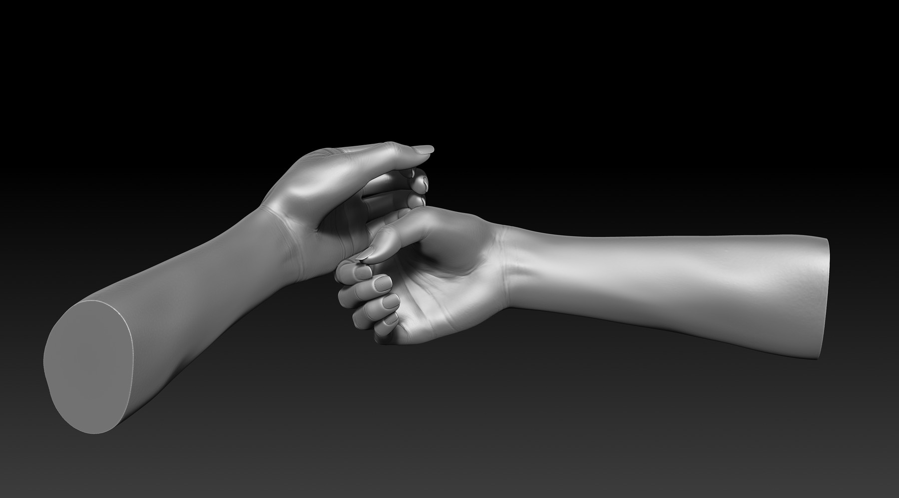 Artstation 3d Printable Female Hands 20 Poses Pack Resources