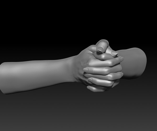 Artstation 3d Printable Female Hands 20 Poses Pack Resources