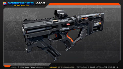 SF Compact MachineGun AK4