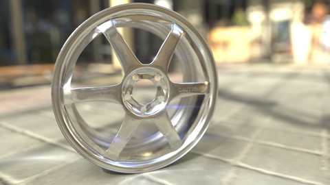 High-poly car rims - Volk inspired, different looks