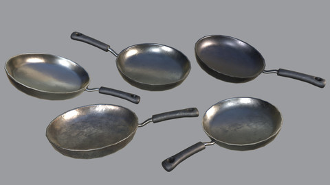 Kitchen Pans PBR