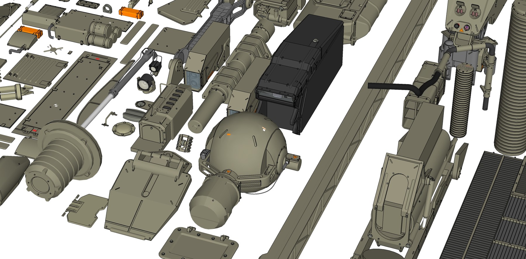 ArtStation - Mechanics collection 1 Kitbash | Resources