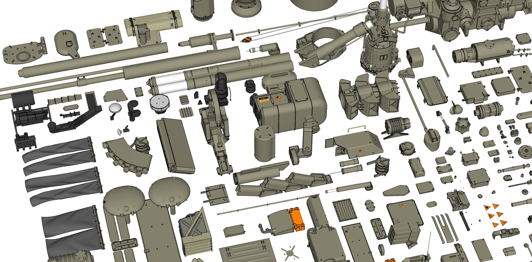 ArtStation - Mechanics collection 1 Kitbash | Resources