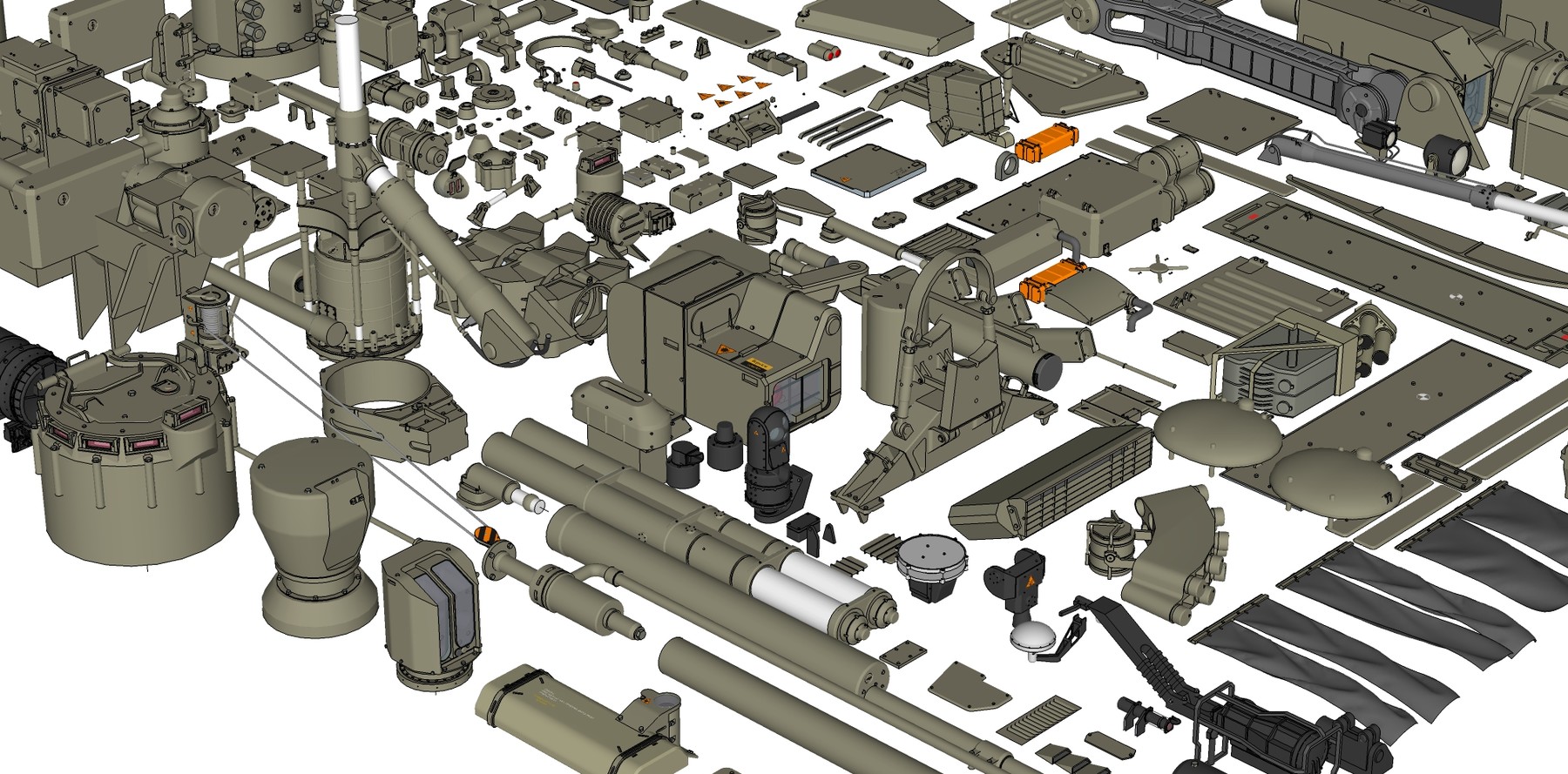 ArtStation - Mechanics collection 1 Kitbash | Resources