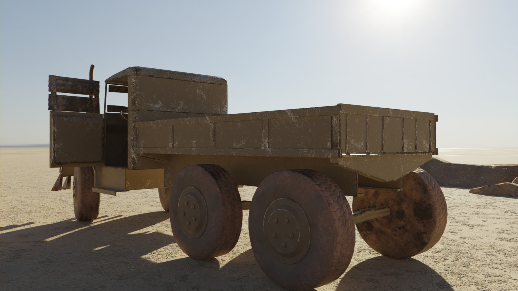 ArtStation Post Apocalyptic Military Truck Resources   File 