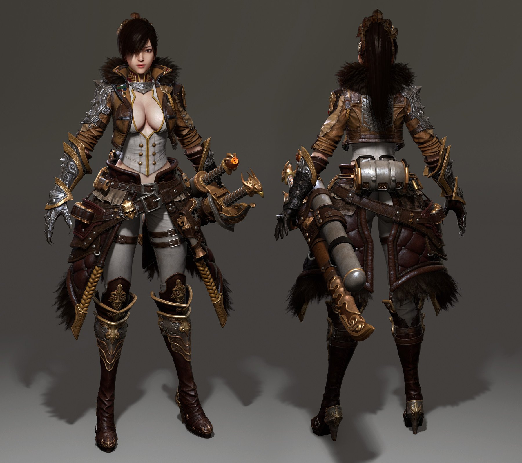 ArtStation - 3D Attack on Titan_Katarina | Resources