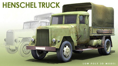 WWII GERMAN HENSCHEL TRUCK