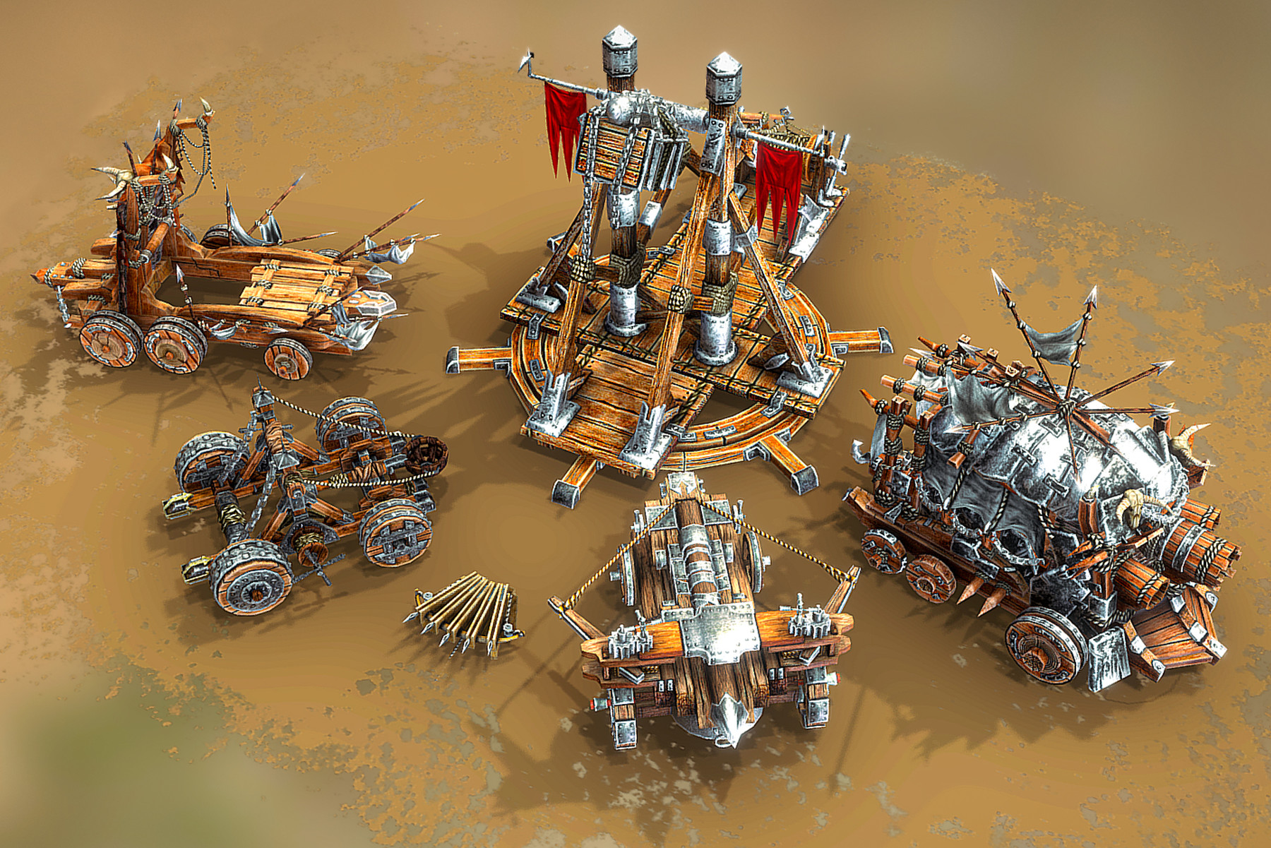 ArtStation - Medieval War Machines | Game Assets