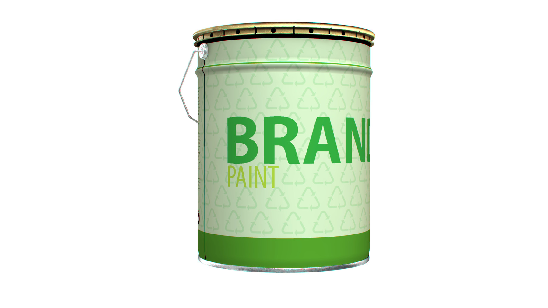 Cans ua. Paint cans 3d element.