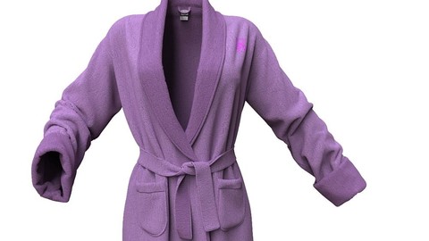 Marvelous Designer Garment File: Bathing Robe